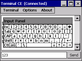 Terminal Onscreen Keyboard